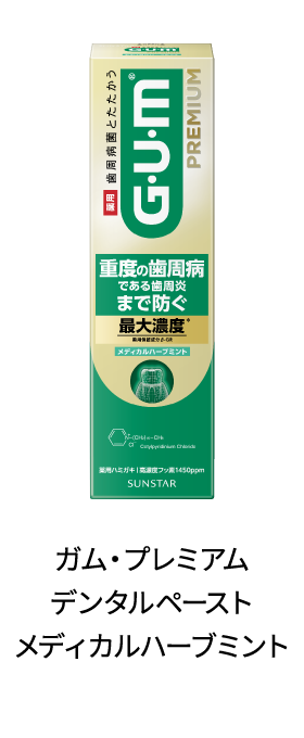ガム・プレミアム デンタルペースト メディカルハーブミント