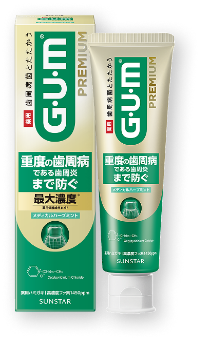 ガム・プレミアム デンタルペースト メディカルハーブミント