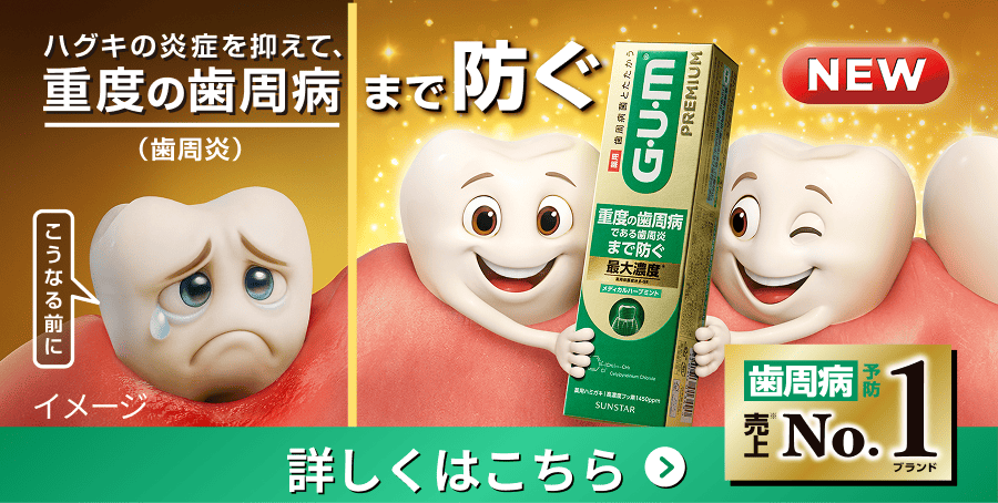 ガム・プレミアム デンタルペースト バナー画像