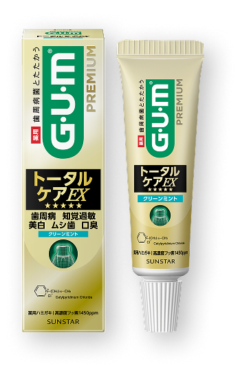 ガム・プレミアムデンタルペーストトータルケアEX クリーンミント 25g